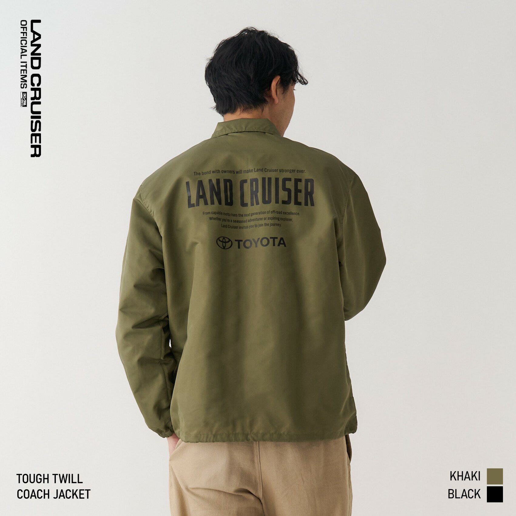 【TOYOTA公式】タフツイルコーチジャケット TOUGH TWILL COACH JACKET ランドクルーザー ランクル land cruiser トヨタ TOYOTA オフィシャル official