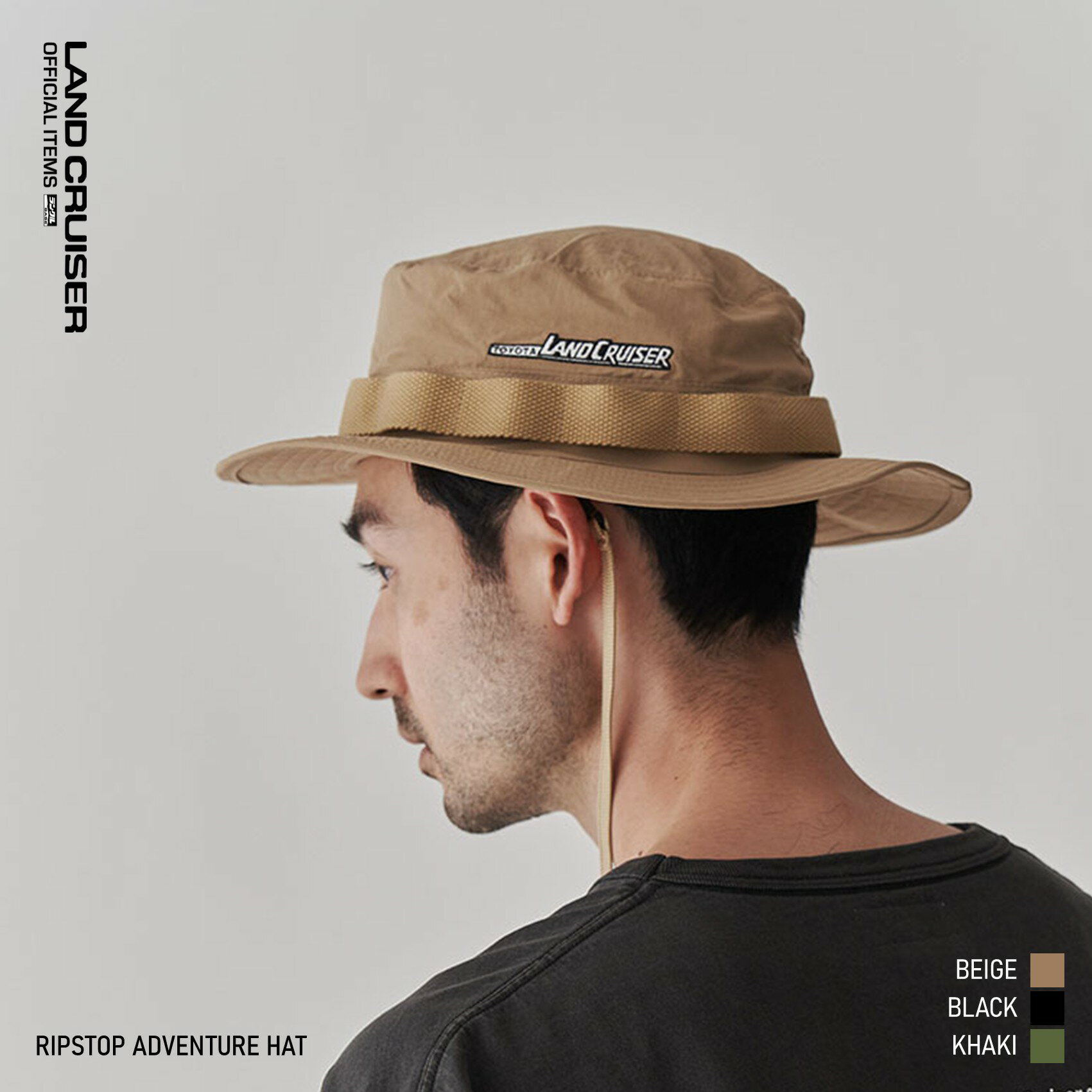  リップストップアドベンチャーハット RIPSTOP ADVENTURE HAT 全3種類 ランドクルーザー ランクル land cruiser トヨタ TOYOTA オフィシャル official