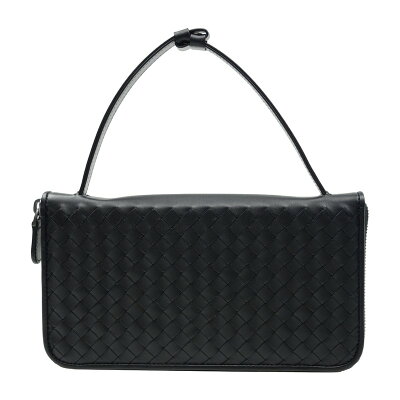 ボッテガ・ヴェネタ BOTTEGA VENETA メンズトラベルケース ラウンドファスナー 財布169730 V4651 1000【並行輸入品】【新古品・未使用品】