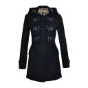 バーバリーBURBERRY レディース ブラック コート 3887508 0010B BLACK【並行輸入品】【新古品・未使用品】