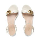 グッチ GUCCI レディース ダブルG レザーサンダル 'ホワイト' 524631 A3N00 9022【並行輸入品】【新古品・未使用品】