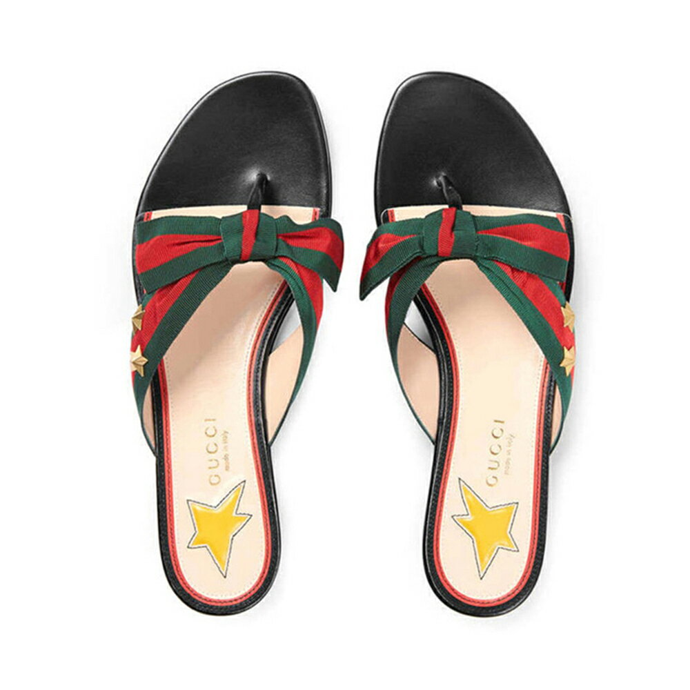 ★ラスト1点★人気GUCCI サンダル New Marmont レザートリム 楽天市場】グッチ GUCCI(トング|サンダル):レディース靴<靴