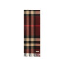バーバリー BURBERRY レディースマフラー 3878938 6022B CLARET【並行輸入品】【新古品・未使用品】(4)