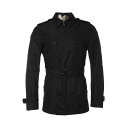 バーバリーBURBERRY メンズ ブラック ウィンドブレーカー 3914967 00100 BLACK【並行輸入品】【新古品・未使用品】