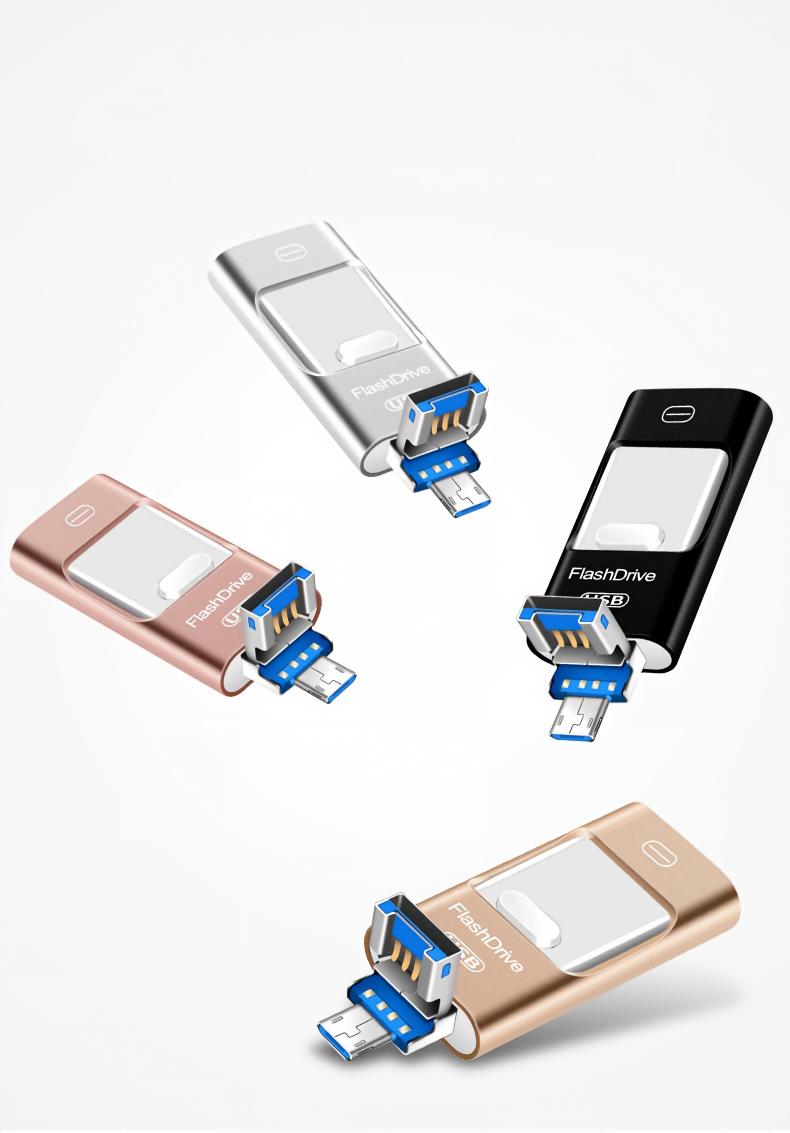 USBメモリ 256GB アプリ不要・アルバムから写真保存4in1 iPhone対応 USBメモリ ス...