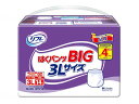 製品仕様 商品名 【リブドゥ】はくパンツBIG/袋/3L 表示成分 - 剤型・形状コード／剤型・形状名 規格表示用 剤型・形状コード／剤型・形状名 規格詳細 ウエストサイズ：110〜140cm 吸収量：670cc 容器・包装形態コード／容器・包装形態名称 賞味期間／使用期間 留意事項 重量 - 生産国 ご注意事項 モニターの発色の具合によって実際のものと色が異なる場合がございます。ご了承ください。 　 その他商品説明 LLサイズでは小さい方に！ ゆとりのビッグサイズ おなかゆったり 　お腹まわりにやさしくフィットするやわらかギャザー採用で、体の大きい方でもゆったり。 モレにくい 　横モレ防止ギャザーが足まわりにフィットし、尿をせき止めます。 やさしい肌ざわり 　ふんわり柔軟仕上げでお肌にやさしい。