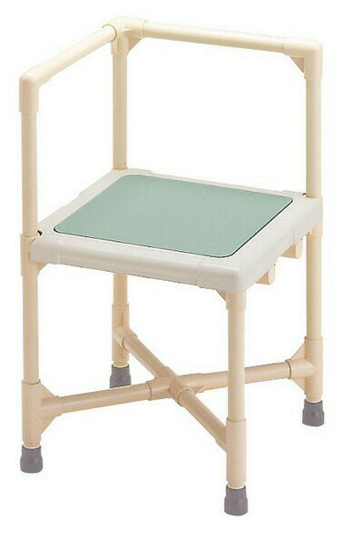 \スタートダッシュクーポン/【送料無料】【メーカー取寄品】【矢崎化工】シャワーイスL型 440X440X670(高400) CAA-0101 介護 入浴 開閉 ...