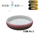 \26日01:59まで先着クーポン/【送料無料】【アメックス熊本】夢食器虹彩レインボウ 55鉢 No.2 有田焼 高齢者 脳卒中 電子レンジ 食洗器 煮沸 対応 可能 食べやすい すくいやすい こぼれにくい 便利 介護 看護 介助 食器 498003