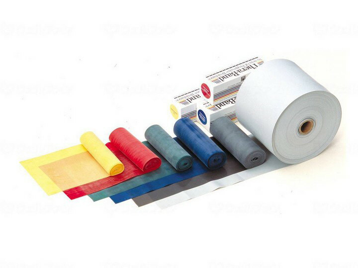 ＼スーパーSALE 10％OFF／【アビリティーズ・ケアネット】セラバンド 5.4m巻 中 緑 T122-00 筋力強化 筋トレ 筋肉 鍛える 歩行 足 腕 トレーニング 手首 高齢者 スポーツ 簡単 手軽 関節 柔軟 841048