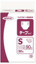 製品仕様 商品名 テープタイプ　Sサイズ ウエストサイズ 45〜90cm 袋入 32枚 吸収量 450cc（排尿3回分の吸収） ご注意事項 モニターの発色の具合によって実際のものと色が異なる場合がございます。ご了承ください。 その他商品説明 ●上下に分かれた4本の幅広テープで、からだにそった自然な位置で止められます ●U字形状により、起き上がりの際のおなかへの圧迫を軽減 ●尿パッドを尿道口に近い状態に維持しズレないようにすることで、股モレを防止します ●消臭ポリマー配合 ※ケース販売もございます。 【王子ネピア】業務用・テープ止めおむつ　サイズ別 Mサイズ Lサイズ XLサイズ