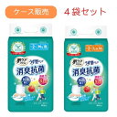 \11日01:59まで先着クーポン/【送料無料】【日本製紙クレシア】肌ケアアクティ うす型パンツ消臭抗菌プラス ケース販売 4袋入り 80647→89000 う...