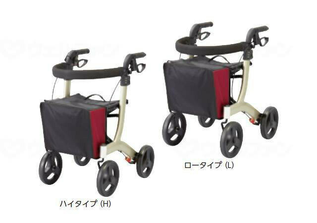 \BLACKFRIDAY★先着クーポン/【送料無料】【アロン化成】安寿 リトルターンH 532-315 L 532-316 歩行器 座面 座れる バッグ 小回り...