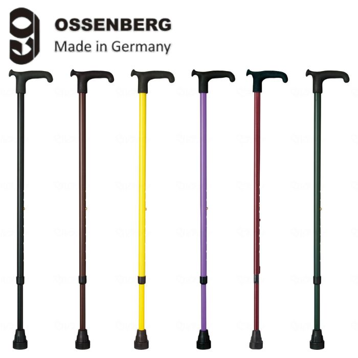 【送料無料】ドイツ オッセンベルグ社 伸縮式ステッキ OSシリーズ 杖 歩行 移動 多点杖 軽量 伸縮杖 一..