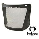Hellberg メッシュバイザー(スチール製) アーボリスト 木登り 安全保護 アウトドア 林業 造園業 高所作業 ツリークライミング 作業用 防災用 軽量コ...