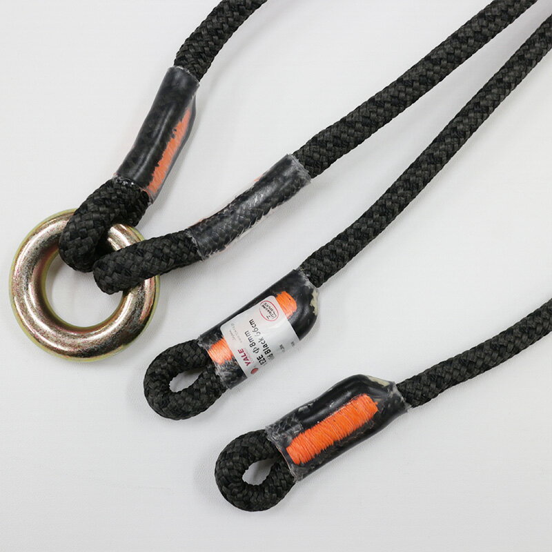 TREEPRO メガランヤード ドラゴンオレンジ 2EYEスプライス ランヤードロープ プルージックロープ カラビナ プーリー クライミングキット 林業 造園業 木登り アウトドア アーボリスト