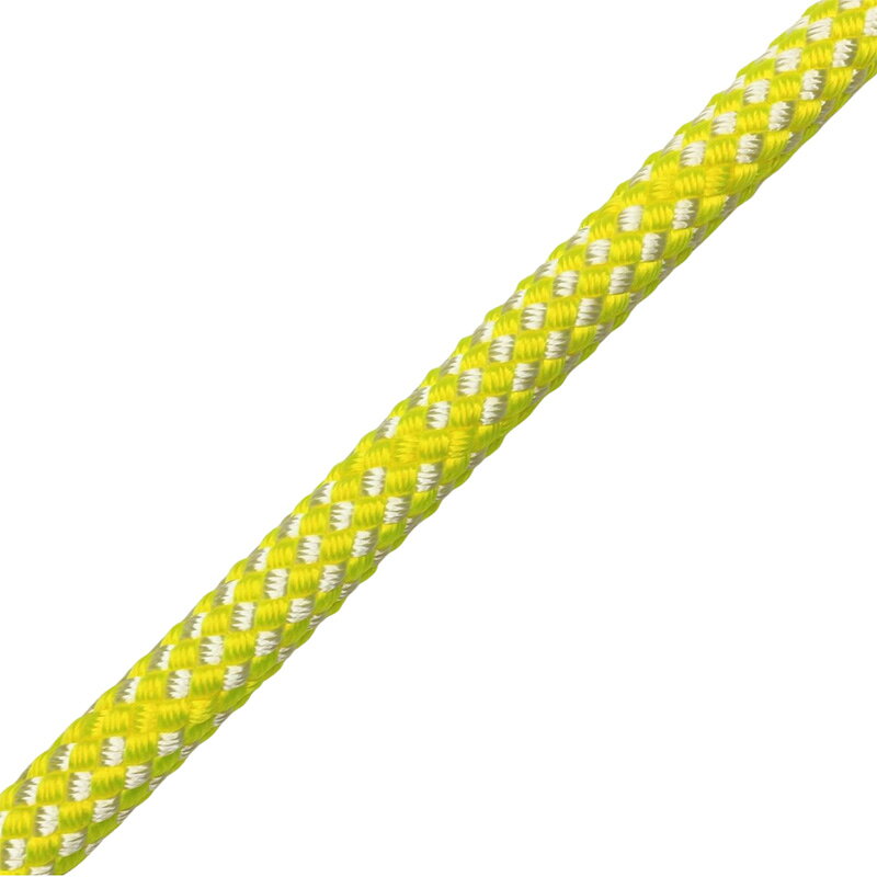 TREEPRO Sirius Yellow Φ16mm 80m Sirius Bull Rope ■特徴 ロープはTEUFELBERGER Sirius Bull Rope　Φ16mmを使用。 このロープは、扱いやすく、摩耗しにくい構造で、経験豊富なツリーケアのプロから初心者まで幅広いユーザーに最適。認証取得済みで、 負荷に強いリギングロープです。 ポリエステル100% 糸を使った32ストランドのため扱いやすく、結束や連結も楽にできます。 伸び率が低く、芯の衝撃吸収性が高いので枝を切り落とした際の衝撃を和らげることができます。 ■仕様 カラー: イエロー 太さ: 16mm 長さ: 80m 32ストランド 重さ：185g/m 素材: TEUFELBERGER Sirius Bull Rope　ポリエステル 最小破断強度：63kN ■安全規格 ANSI Z133-2017