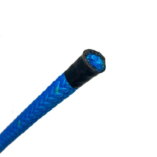 TREEPRO リギングロープ ブルロープ ブルー Φ9.5mm 60m 樹木のリギング作業 リギン...