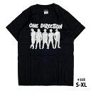 ワン ダイレクション One Direction Tシャツ 半袖 ロックTシャツ バンドTシャツ メンズ レディース ユニセックス ブラック 黒 春 夏 秋 服...