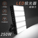 超強力 LED投光器 250W 2500W水銀灯相当 作業ライト LED ワークライト LED作業灯 100V スポットライト 屋外 壁付け 投光器 LED 屋外 防水 投光器LEDライト LED投光器 屋外用 250w 高輝度50000lm LED集魚灯 200V LED投光機 大型看板灯LED 高天井用LED照明 舞台照明 野外灯
