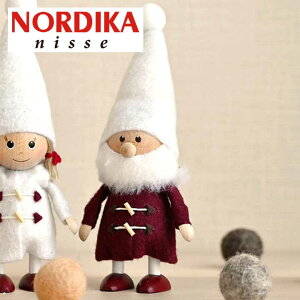 【送料無料】ノルディカニッセ ダッフルコートを着たサンタ 星に願いを 北欧の人形 木製 贈り物 サンタ 手作り ハンドメイド 北欧 クリスマス おしゃれ 北欧雑貨 ノルディカ プレゼント コンパクト 賃貸 サンタクロース ダッフルコート 人形 ミニチュア nordika nisse