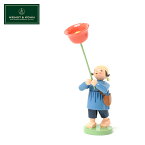 【送料無料】 Wendt & Kuhn Boy with Poppy ポピーを持つ少年 ブロッサムキンダー ドイツ製 木製 ポピー 花 贈り物 手作り プレゼント ギフト 手のひらサイズ コンパクト インテリア ハンドメイド 高級感 特別 記念日 ヴェントアンドキューン ヴェント＆キューン