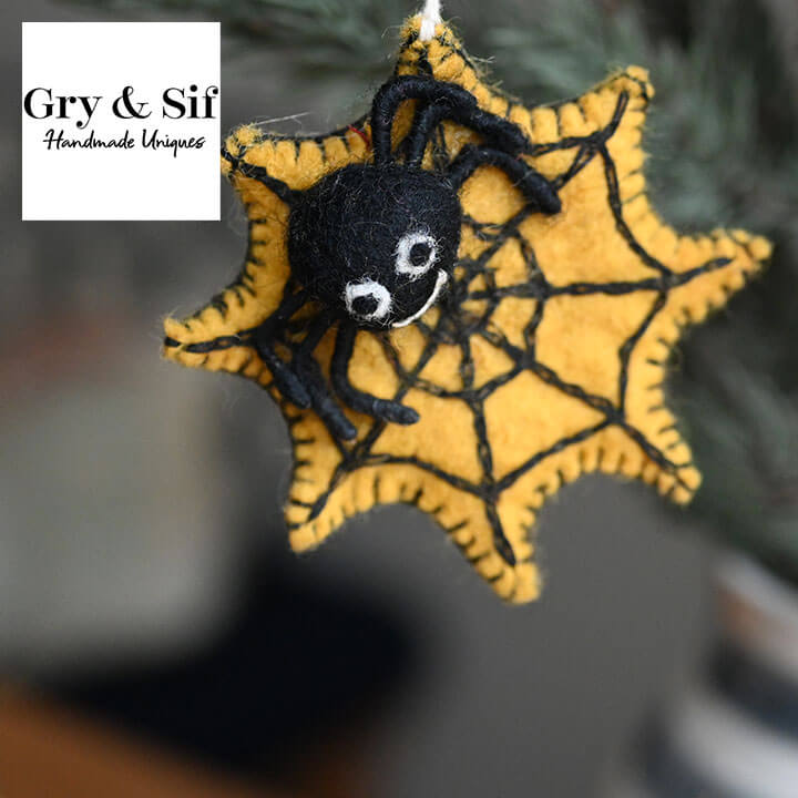 【1,000円OFFクーポン配布】12/4（木）20時～12/5（金）23時59分まで限定！ Gry&Sif クモの巣 イエロー..