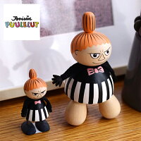 PUULELUTI/ツボ押し人形 リトルミイ ブラック/木製/エストニア/ムーミン/リトルミイ/キャラクター/マッサージ/誕生日/お祝い/プレゼント/北欧 / 癒しグッズ / リラックス