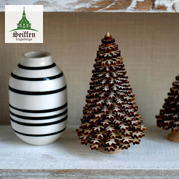 ドイツ・ザイフェン村 WRツリーコニファ11 木製 ドイツ製 クリスマス インテリア 欧州 プレゼント ナチ..