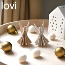 【期間限定ポイント6倍】 9/4(木)20時~9/11(木)23時59分まで Lovi エンジェル S 6.5cm ホワイト 木製 フィンランド製 クリスマス インテリア 北欧雑貨 プレゼント オーナメント 組み立て ポストカード 手紙 投函 シーズンレス お人形と飾る コンパクト ハンドメイド