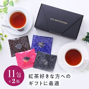 【 あす楽 】紅茶 ギフト セット TeaMotivation（22個入り)アソートセット 手提げ袋...