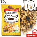 国産 はとむぎ グラノーラ (プレーン) 20g×10個セット 小袋タイプ ポスト投函便 送料無料 小川生薬