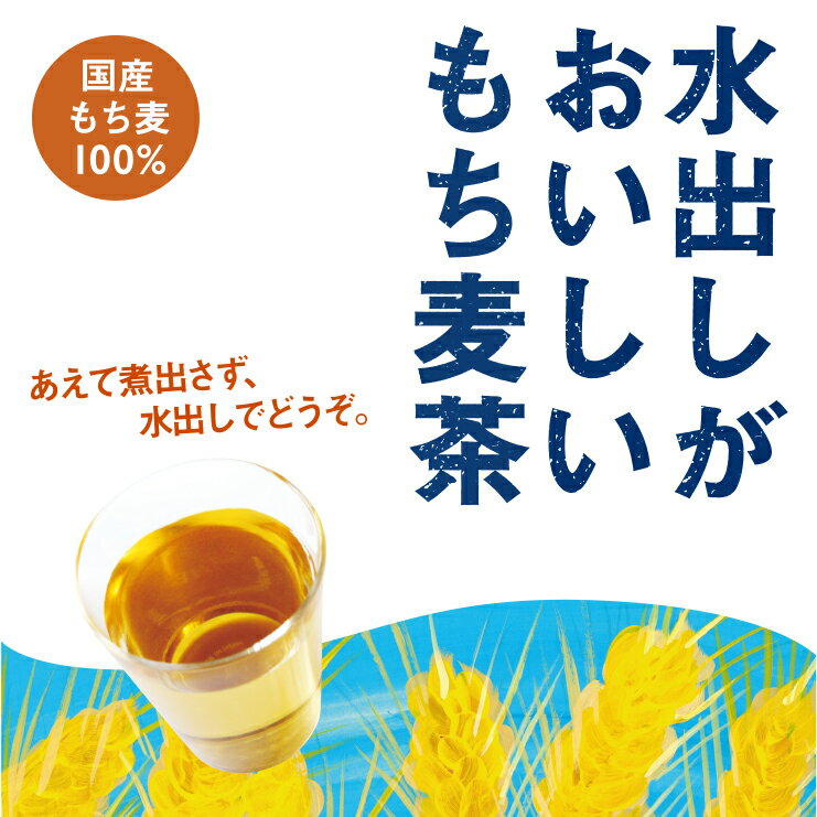 水出し が おいしい もち麦茶 250g (5g×50袋) 国産 ティーバッグ ポスト投函便 送...