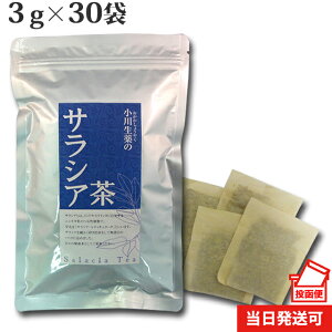 3g×30袋 小川生薬 サラシア茶 インド産 無漂白ティーバッグ【ポスト投函便送料無料】