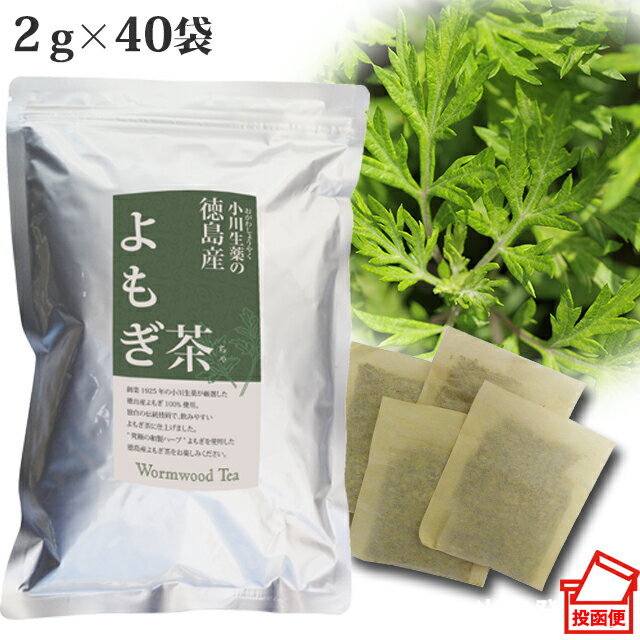 2g×40袋 徳島産よもぎ茶 小川生薬 無