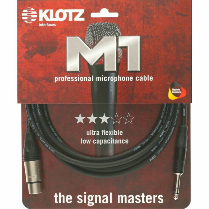 KLOTZ(å) M1 M1FS1K0100 XLR(F)-Phone(TRS)ޥ֥ 1mʹʡ