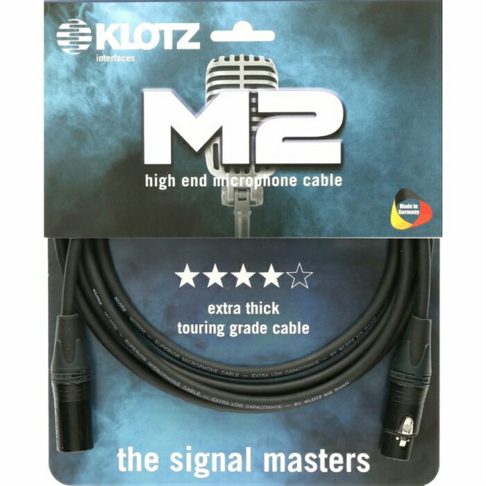 【訳あり】KLOTZ M2 M2FM1-0500 5m（国内正規品）