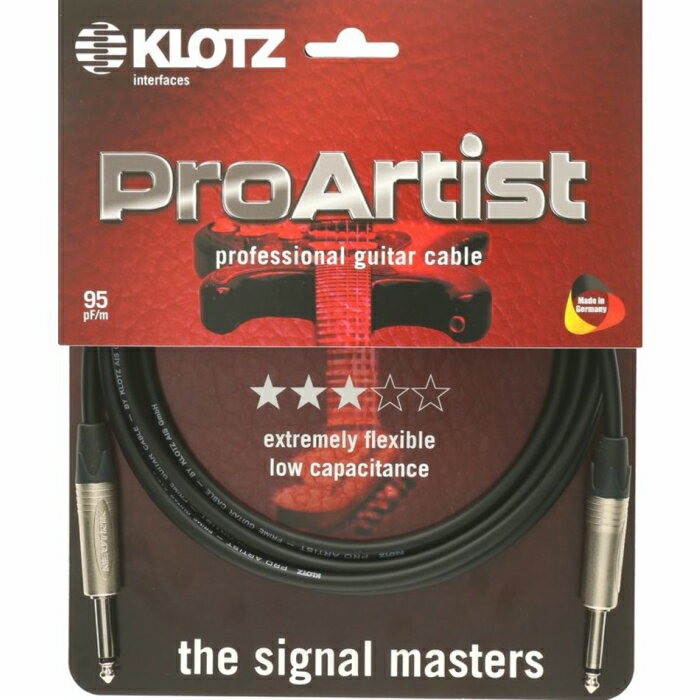 【訳あり】KLOTZ PROARTIST PRON060PP 6m S/S（国内正規品）