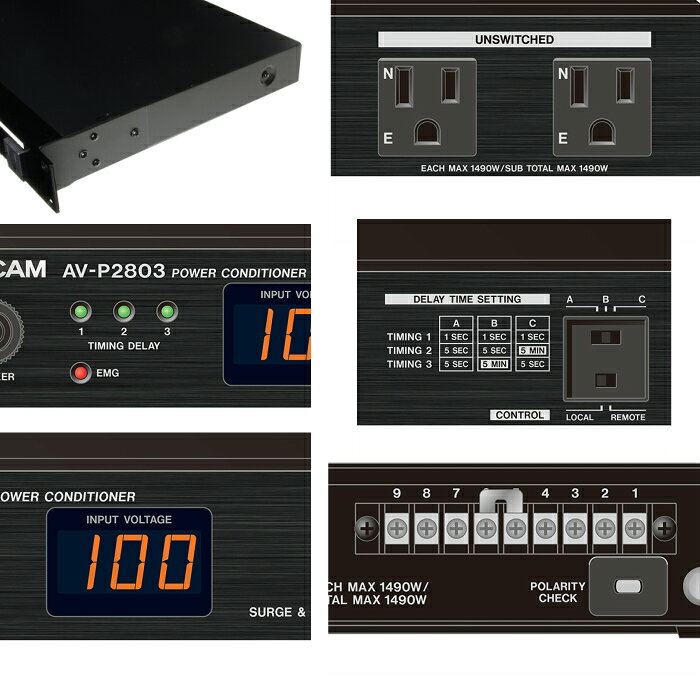ティアックストア公式 楽天市場店のTASCAM(タスカム) AV-P2803｜アングル3