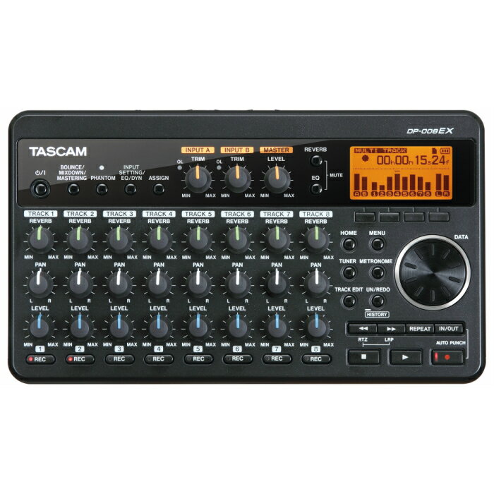 TASCAM(タスカム) DP-008EX マルチトラックレコーダー DIGITAL POCKETSTUDIO 8トラック SD/SDHC MTR 高音質 音楽制作…