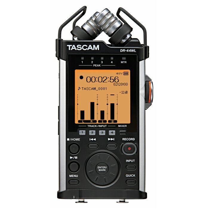 楽天ティアックストア楽天市場店TASCAM（タスカム） DR-44WL VER2-J Wi-Fi接続対応リニアPCMレコーダー ハンディレコーダー IC 高音質 Youtube ASMR 音楽 24bit/96kHz ハイレゾ