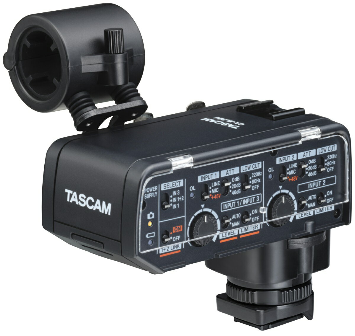 TASCAM(タスカム) CA-XLR2d-N ミラーレスカメラ対応XLRマイクアダプターニコンキッ...
