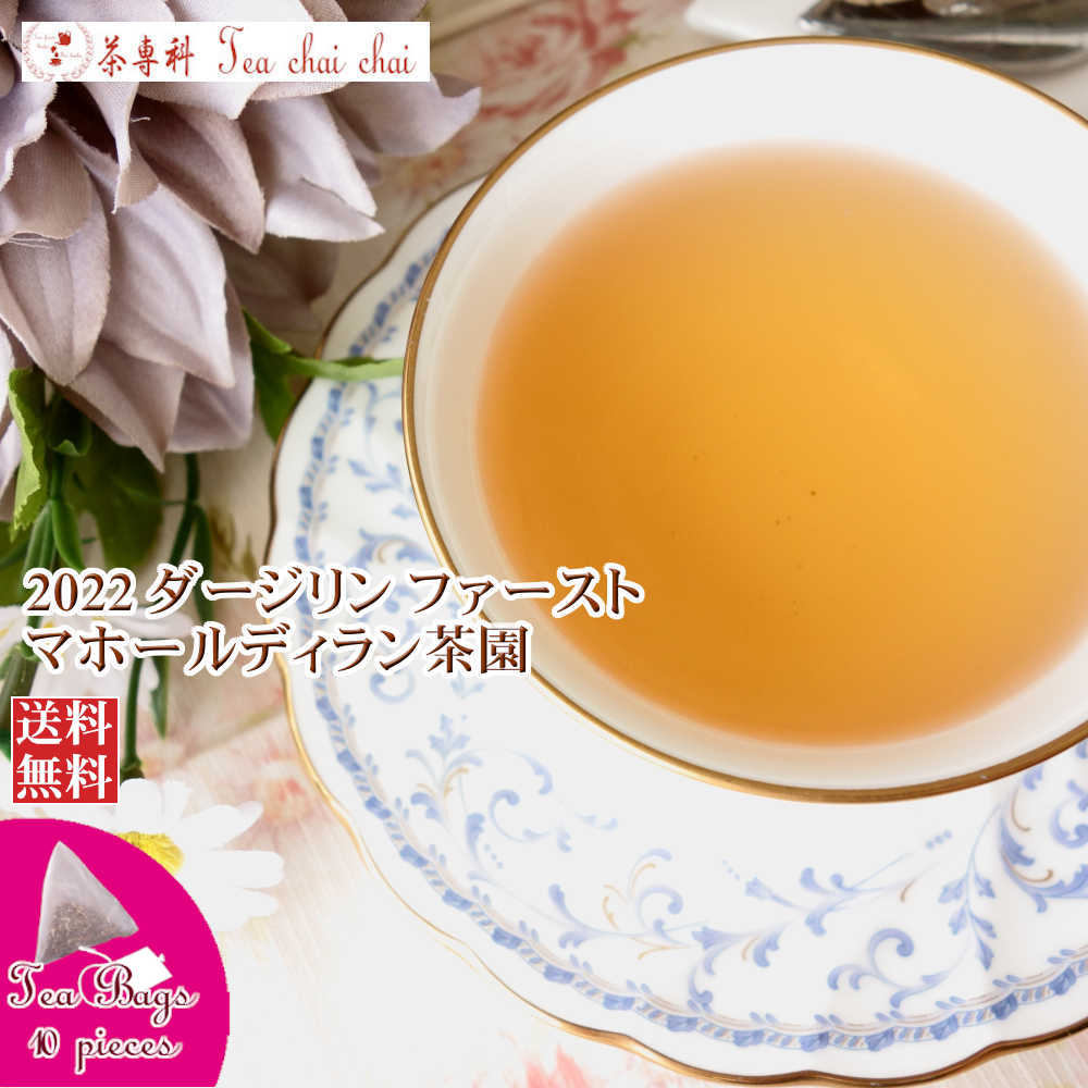 紅茶 ティーバッグ 10個 ダージリン マホールディラン茶園 ファースト SFTGFOP1 CL EX8/2022【送料無料】 紅茶専門店