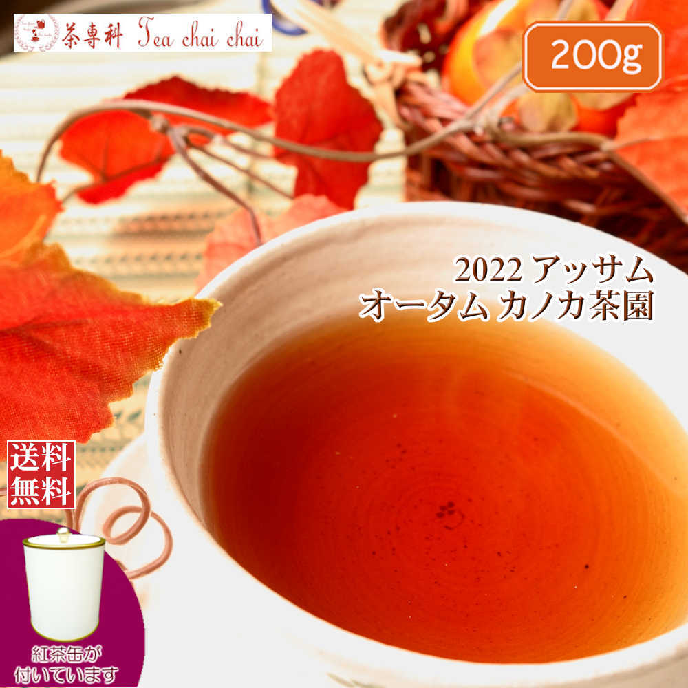 紅茶 茶葉 アッサム 茶缶付 カノカ