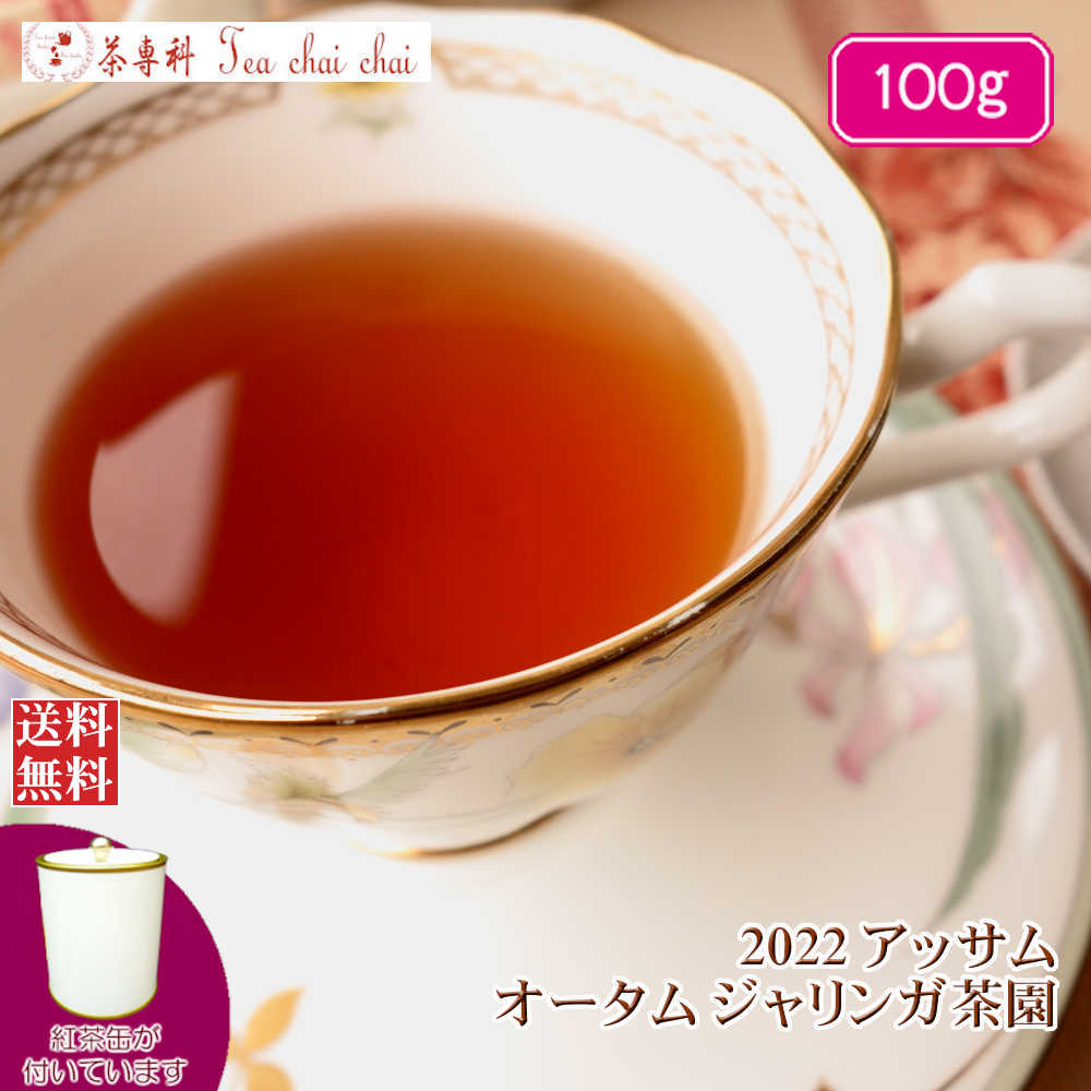 紅茶 茶葉 アッサム 茶缶付 ジャリ