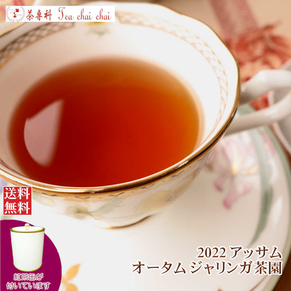 紅茶 茶葉 アッサム 茶缶付 ジャリ