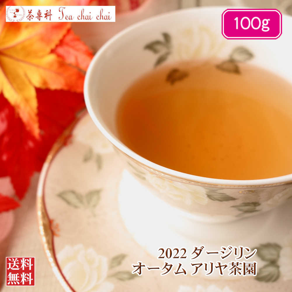 紅茶 茶葉 ダージリン アリヤ茶園 オータム FTGFOP 1 CH ORGANIC DJ126/2022 100g【送料無料】 紅茶専門店