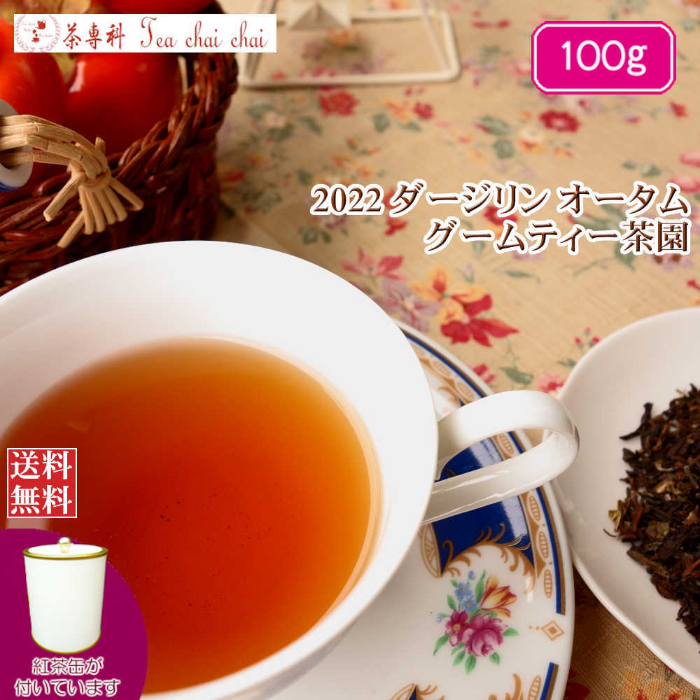 紅茶 茶葉 ダージリン 茶缶付 グー