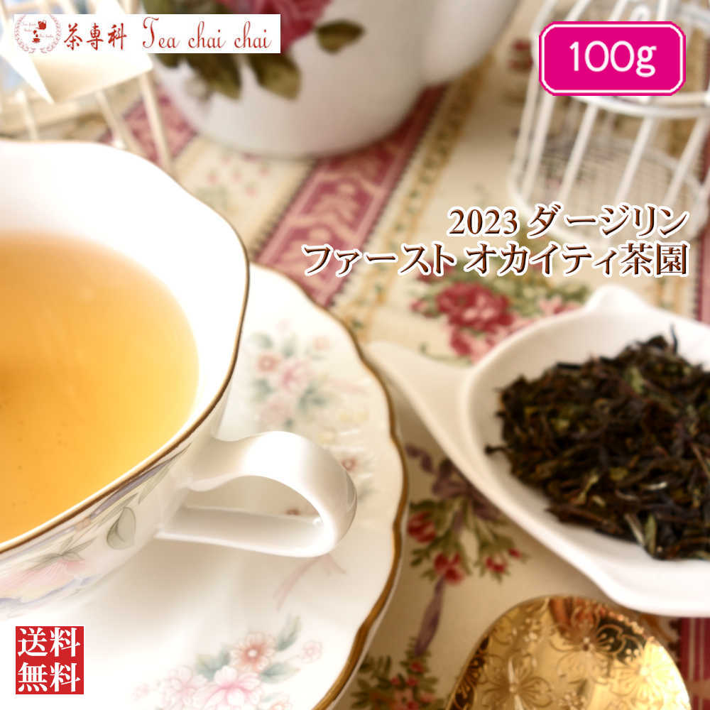 紅茶 茶葉 ダージリン ファースト オカイティ茶園 FTGFOP 1 DJ41/2023 100g【送料無料】 紅茶専門店