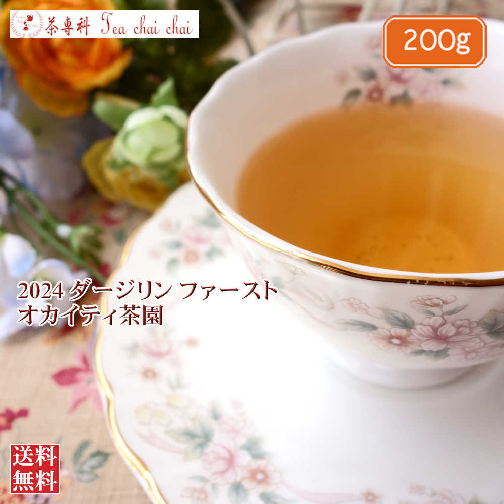 紅茶 茶葉 ダージリン ファースト オカイティ茶園 FTGFOP 1 CH ORGANIC EX19/2024 200g【送料無料】 紅茶専門店