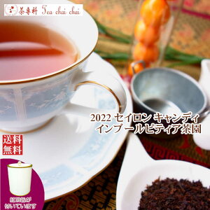 紅茶 茶葉 茶缶付 キャンディ インブールピティア茶園 BOP/2022 50g【送料無料】 セイロン メール便 紅茶専門店